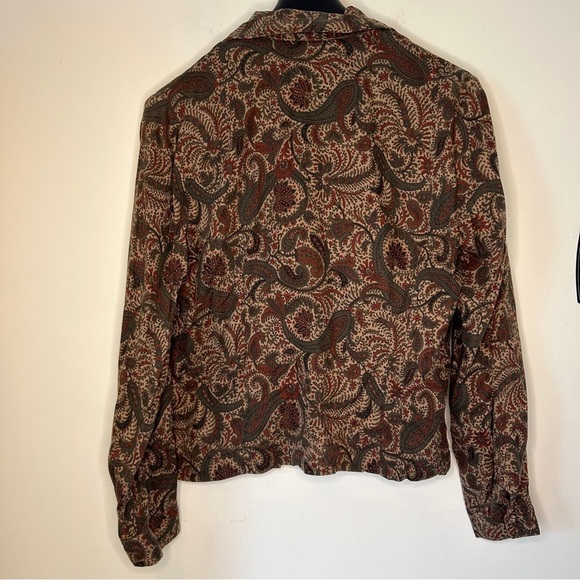 Vintage Pendleton Button Down Shirt Tailored Paisley 70s Style - Picture 6 of 7